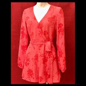 H&M DIVIDED Pink Romper Size 6